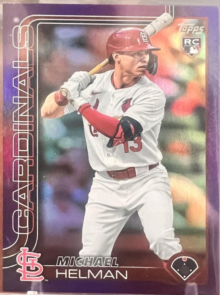 Michael Helman [Purple Holo Foil] #418