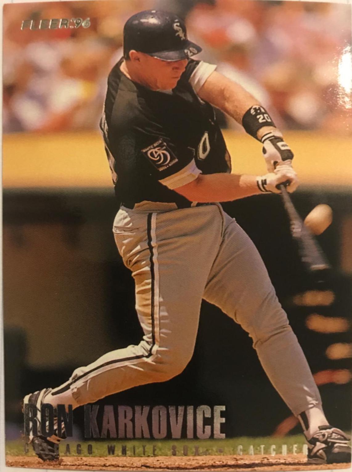 Ron Karkovice #9 Baseball Cards 1996 Fleer