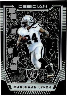 Marshawn Lynch #69 2018 Panini Obsidian Football