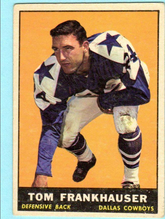 Tom Frankhauser #27 Football Cards 1961 Topps