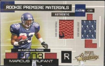 Marcus Trufant #180 Football Cards 2003 Playoff Absolute Memorabilia