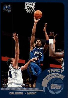 Tracy McGrady #50 Basketball Cards 2002 Topps
