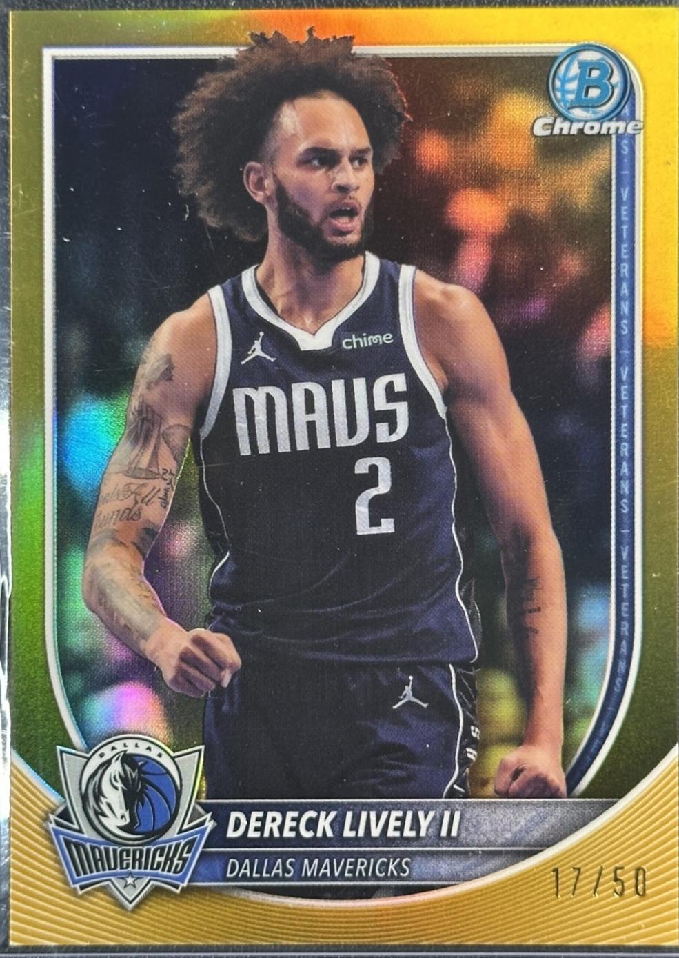 Dereck Lively II [Gold Refractor] #BCV-198