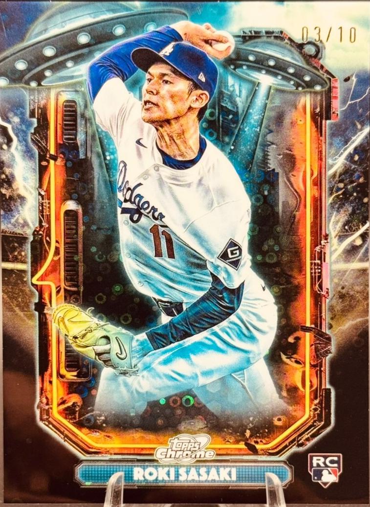 佐々木朗希】RC ROKI SASAKI 2025 Topps Cosmic Planetary Pursuit Sun