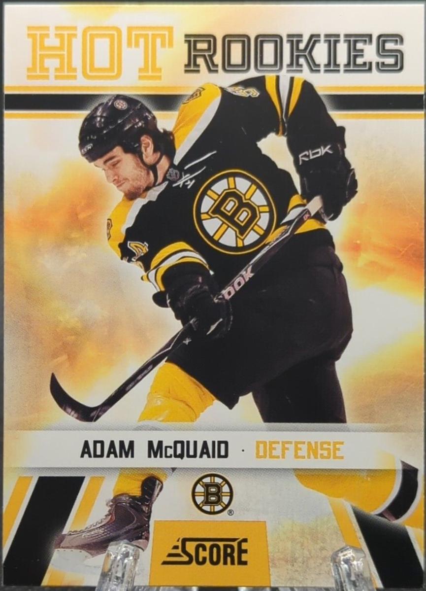Adam McQuaid #549 Hockey Cards 2010 Panini Score