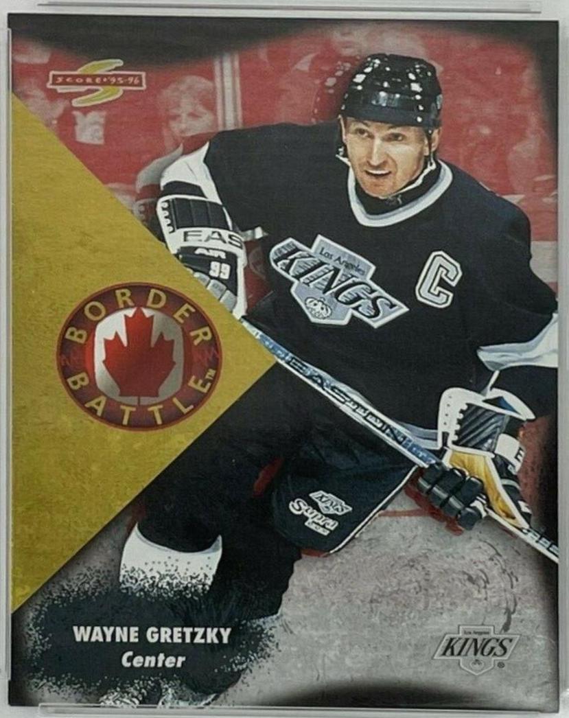 Wayne Gretzky #2 Hockey Cards 1995 Score Border Battle