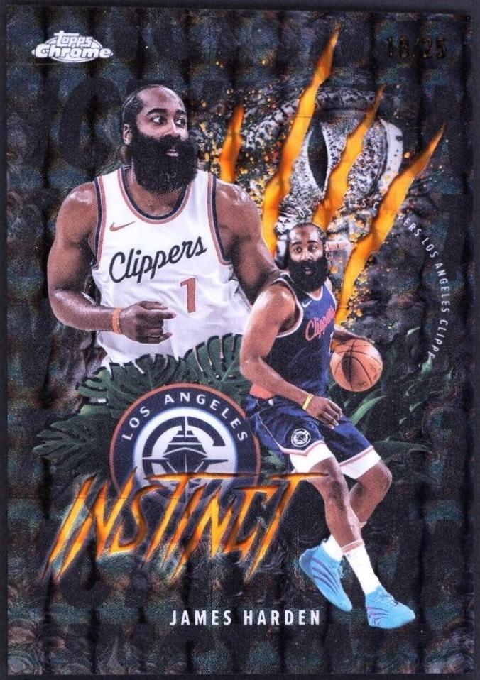 James Harden [Refractor Orange Geometric] #INS-5 Prices | 2025