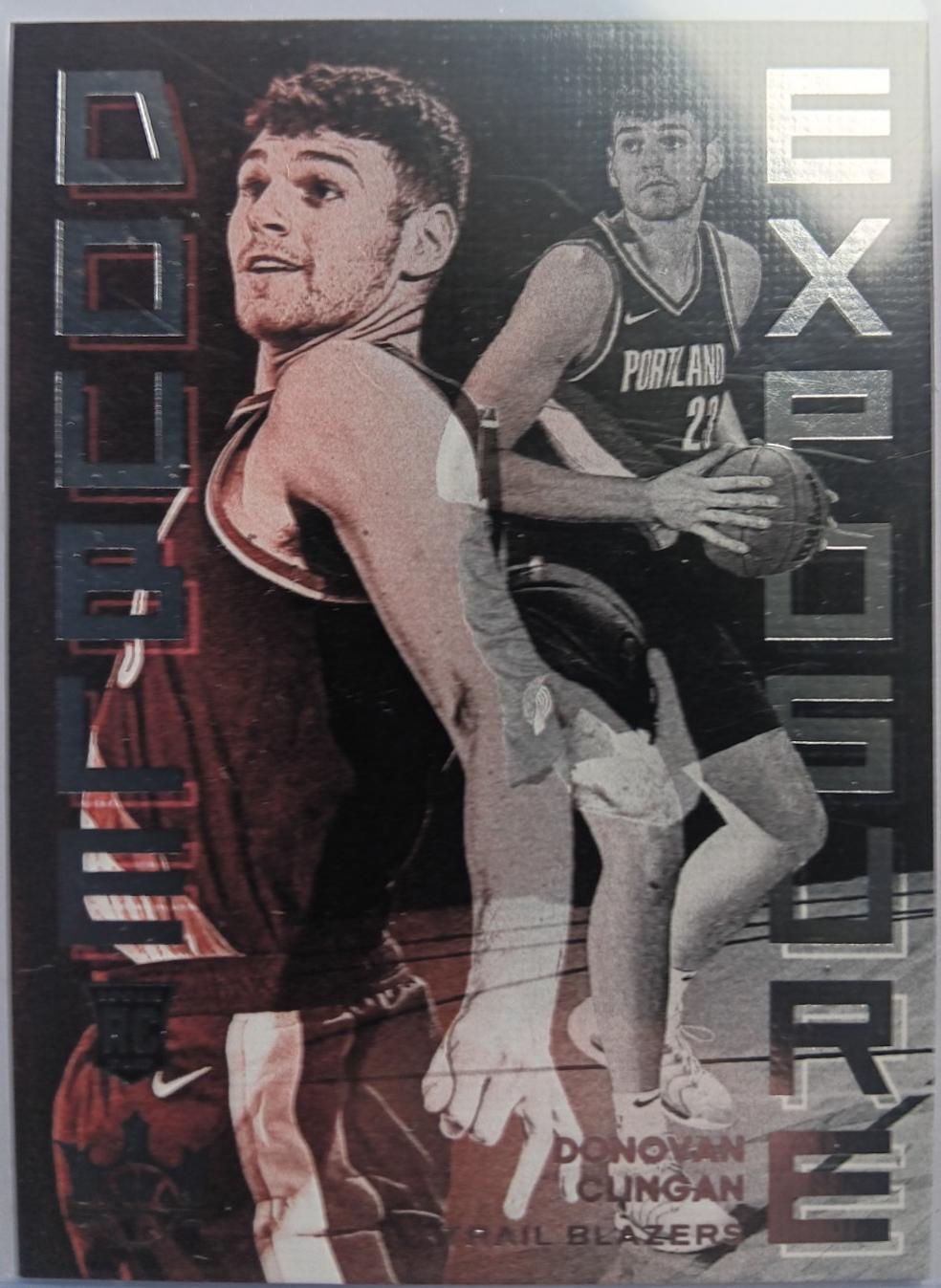 Donovan Clingan #2 Basketball Cards 2024 Panini Court Kings Double Exposure