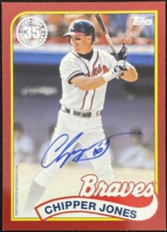 Chipper Jones [Red] #89BA-CJ