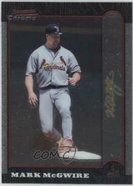 Mark McGwire #6 Baseball Cards 1999 Bowman Chrome Gold