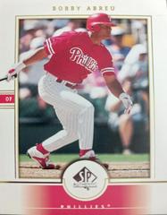 Bobby Abreu #78 Baseball Cards 2000 SP Authentic Prices