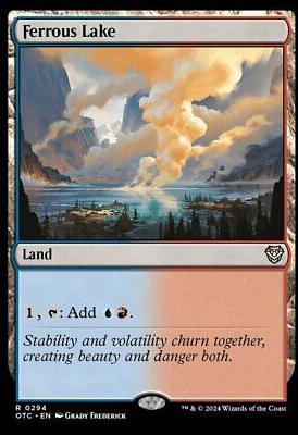 Ferrous Lake #294 Magic Outlaws of Thunder Junction Commander