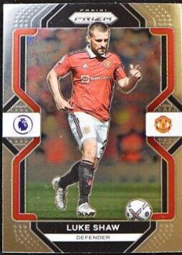Luke Shaw #76 2022 Panini Prizm Premier League