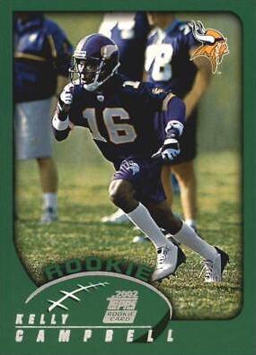 Kelly Campbell #343 Football Cards 2002 Topps