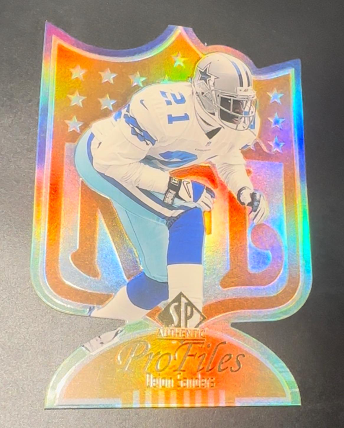 Deion Sanders #P-18 Football Cards 1997 SP Authentic Profiles