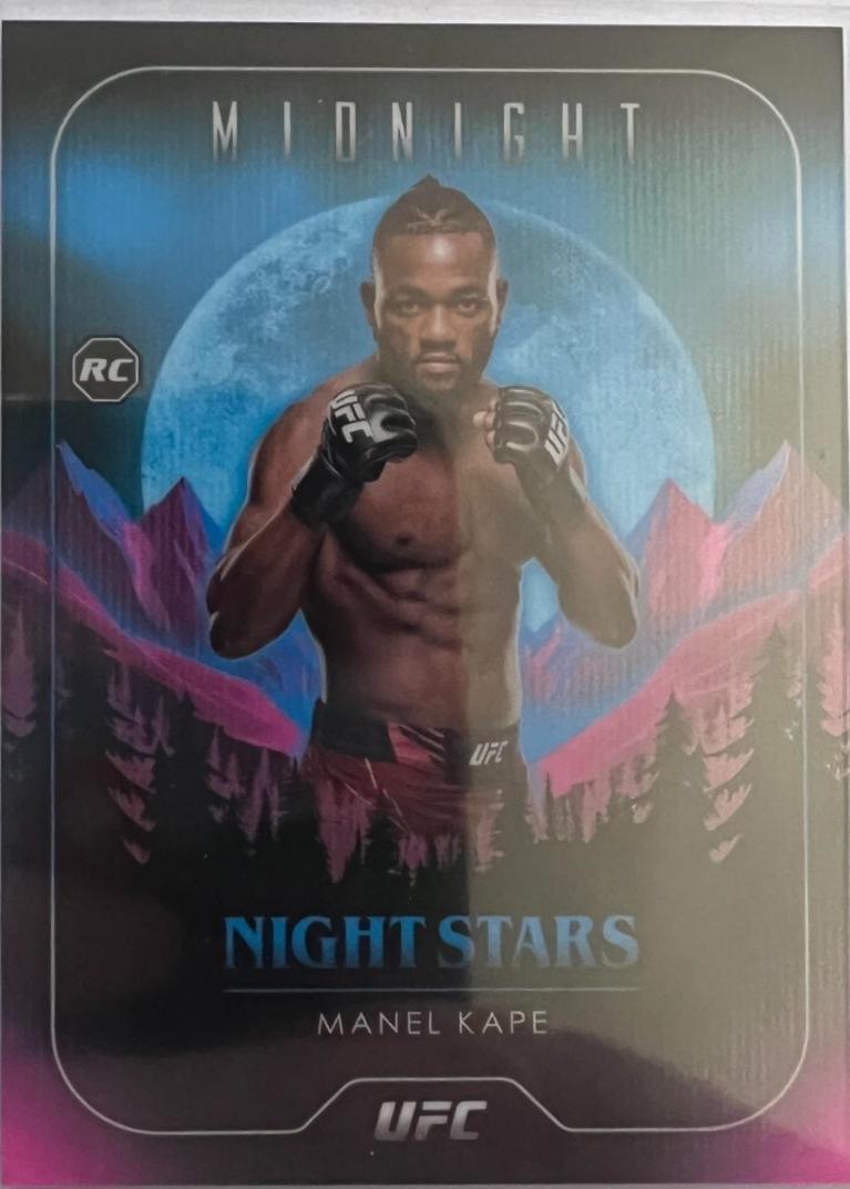 Manel Kape #NS-11 Ufc Cards 2024 Topps Midnight UFC Night Stars