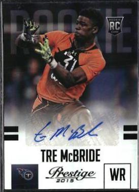 Tre McBride #294 Football Cards 2015 Panini Prestige