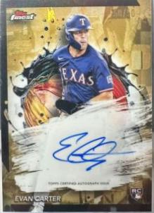 Evan Carter [Gold Refractor] #FA-EC