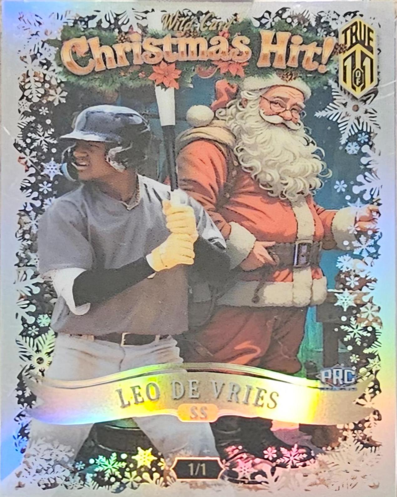 Leo De Vries #HHTSLE1-LV 2025 Wild Card Holiday Hits Baseball