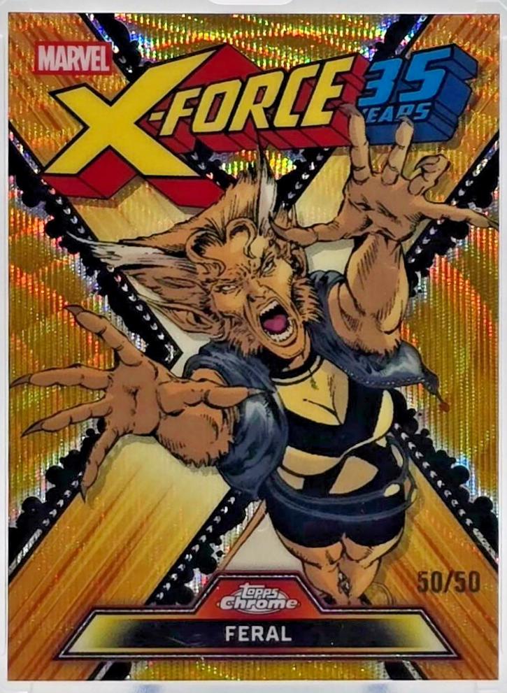 ニヴァ ／ ゴールド・フロム・ザ・フューチャー Feral [Gold] #XF-06 Prices | Marvel 2026 Topps Chrome X-Force 35th