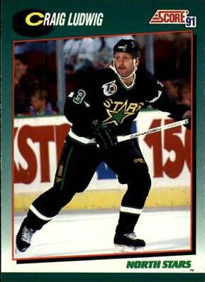 Craig Ludwig #11T Hockey Cards 1991 Score Rookie Traded
