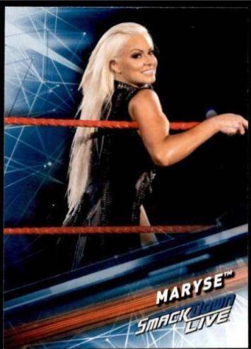 Maryse #34 Wrestling Cards 2019 Topps WWE Smackdown Live