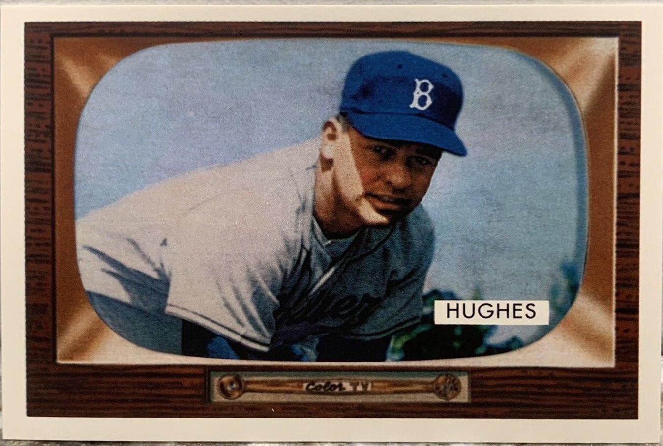Jim Hughes #130 1995 Topps Archives Brooklyn Dodgers Baseball