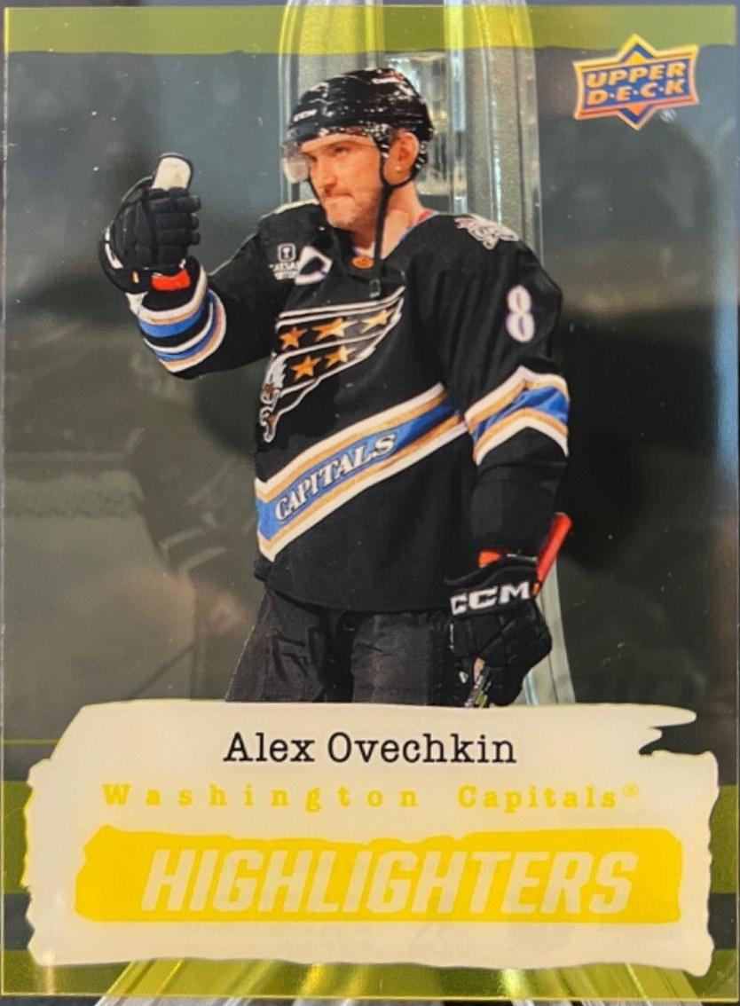 Alex Ovechkin #HL-10 Hockey Cards 2023 Upper Deck Highlighters