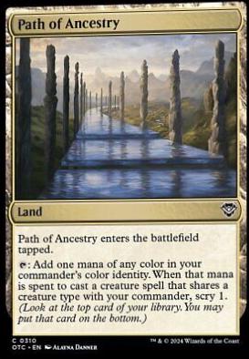 Path of Ancestry #310 Magic Outlaws of Thunder Junction Commander