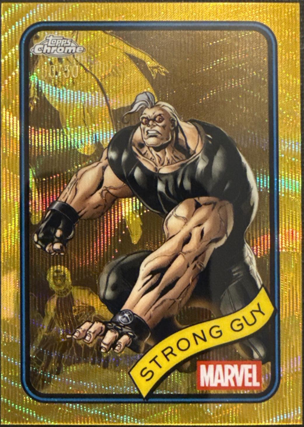 Strong Guy Gold Wave Refractor