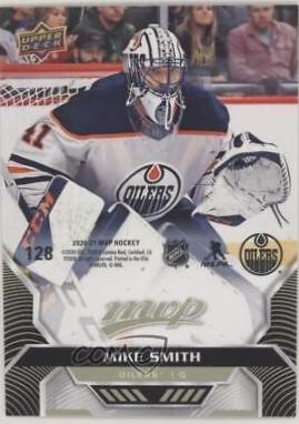 Mike Smith #128 Hockey Cards 2020 Upper Deck MVP Puzzle Back