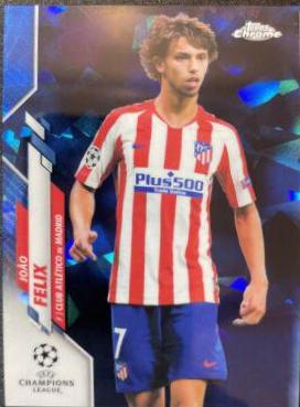 Joao Felix #25 Soccer Cards 2019 Topps Chrome UEFA Champions League Sapphire