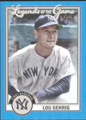 Lou Gehrig #LG-11 Baseball Cards 2023 Topps Legends of the Game