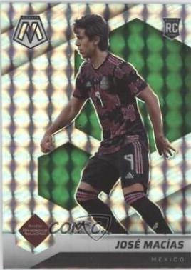 Jose Macias #17 Soccer Cards 2021 Panini Mosaic Road to FIFA World Cup
