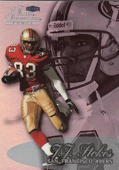 J.J. Stokes #30 Football Cards 1999 Flair Showcase
