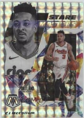 CJ McCollum #6 Basketball Cards 2019 Panini Mosaic Stare Masters