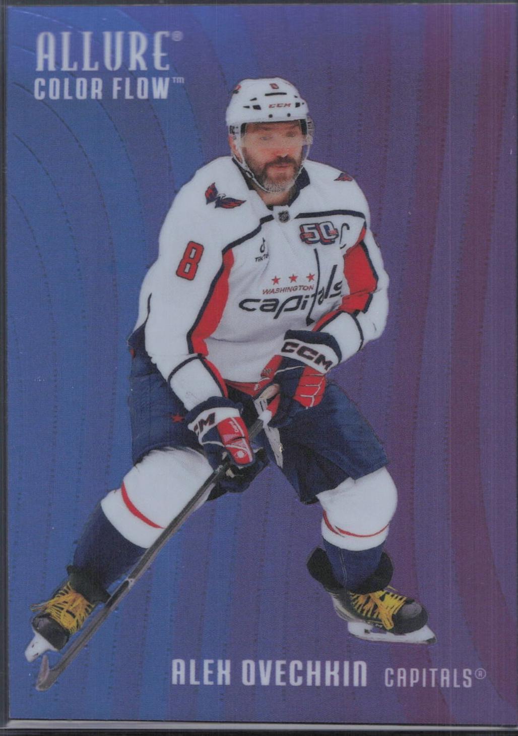 2025 Upper Deck Allure Color Flow Alex Ovechkin [Blue Purple] #CF-12 card
