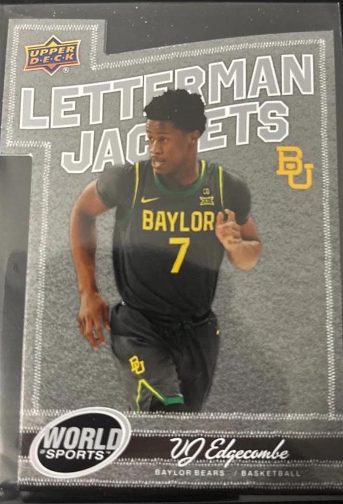 VJ Edgecombe #LJ-VE 2025 Upper Deck World Of Sports Volume 1 Basketball
