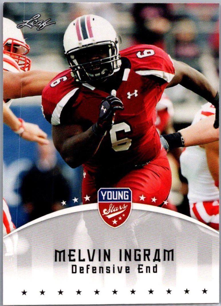 Melvin Ingram #62 Football Cards 2012 Leaf Young Stars