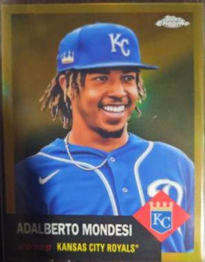 Adalberto Mondesi [Gold Refractor] #102