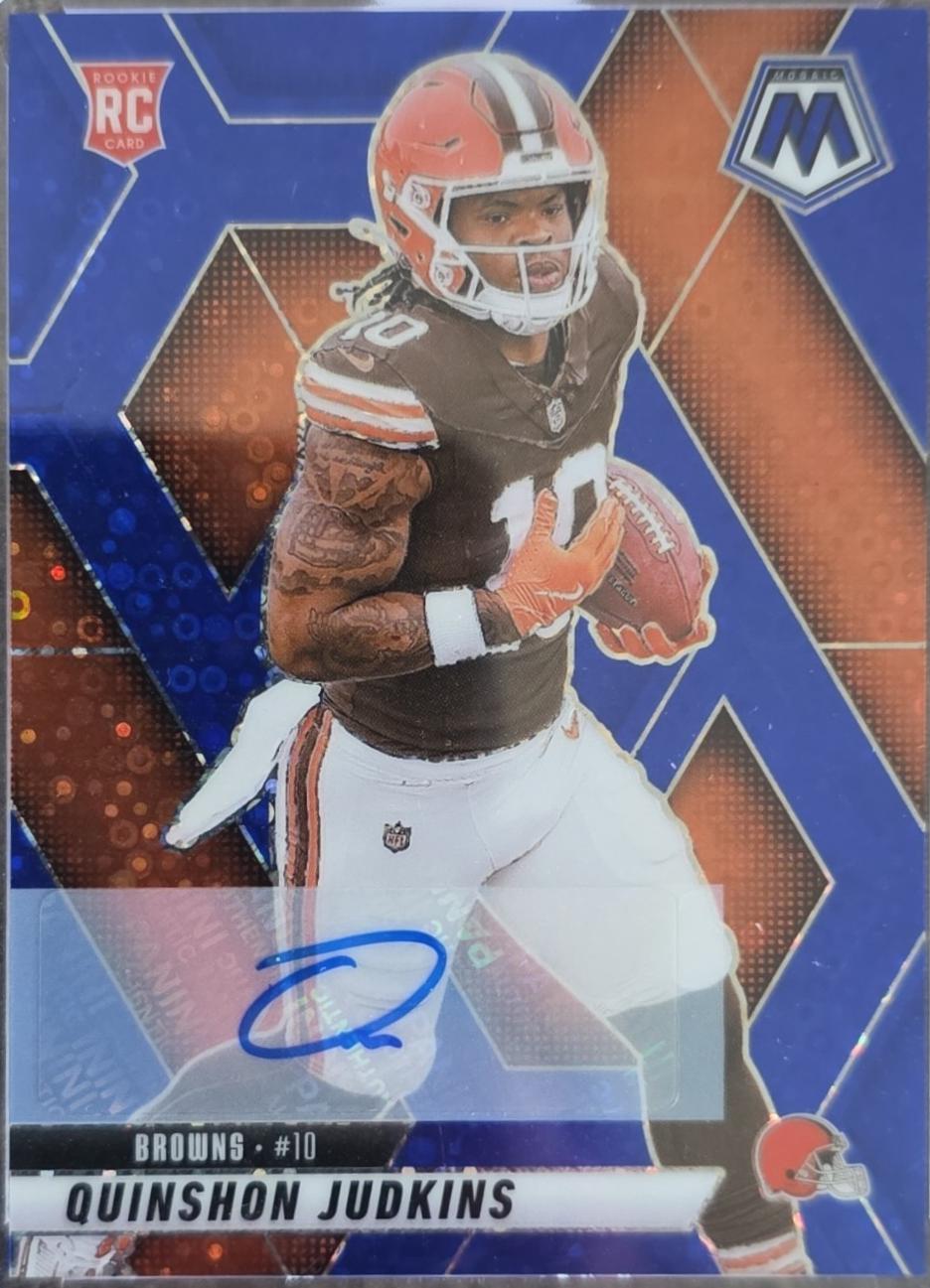 Quinshon Judkins #365 2025 Panini Mosaic Rookie Autographs Football