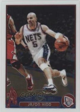 Jason Kidd #5 Basketball Cards 2003 Topps Chrome