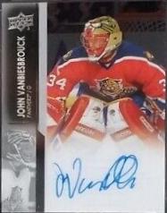 John Vanbiesbrouck #CC-JV 2021 Upper Deck Clear Cut Autograph Hockey
