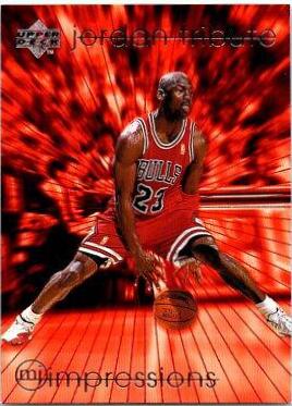 Michael Jordan #MJ43 Basketball Cards 1997 Upper Deck Michael Jordan Tribute