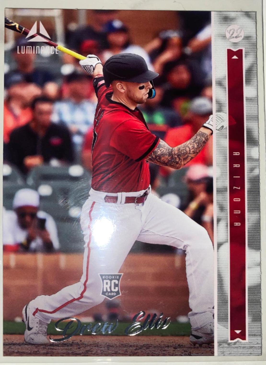 Drew Ellis #6 Baseball Cards 2022 Panini Chronicles Luminance