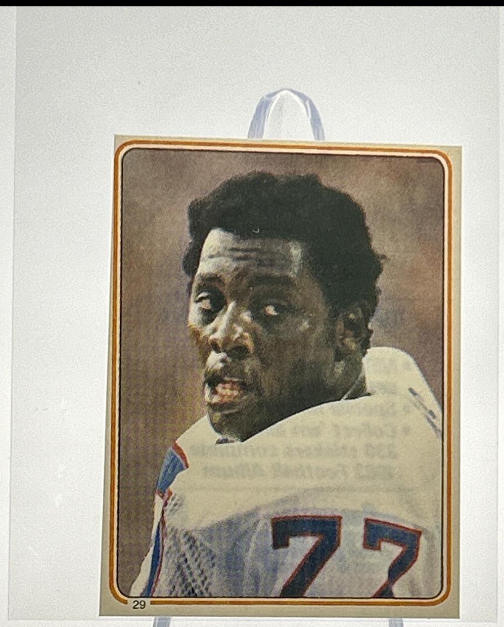 Ben Williams #29 Football Cards 1983 Topps Stickers