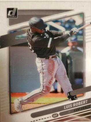 Luis Robert #6 Baseball Cards 2021 Panini Chronicles Clearly Donruss
