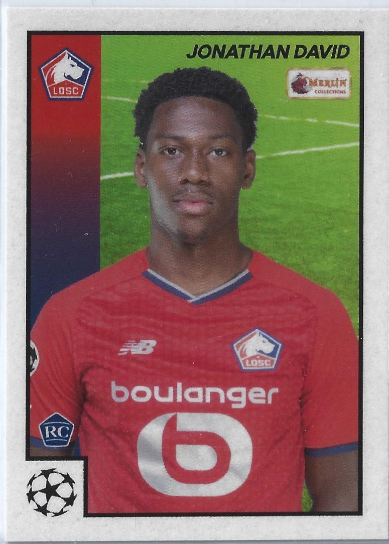 Jonathan David #90 2021 Topps Merlin Heritage 97 UEFA Champions League