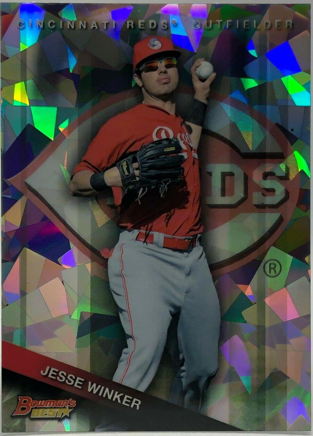 Jesse Winker #TP-20 Baseball Cards 2015 Bowman's Best Top Prospects