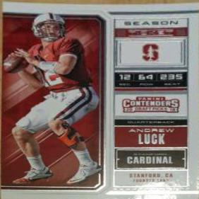 Andrew Luck #6 Football Cards 2018 Panini Contenders Draft Picks